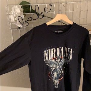 Long sleeve nirvana tshirt